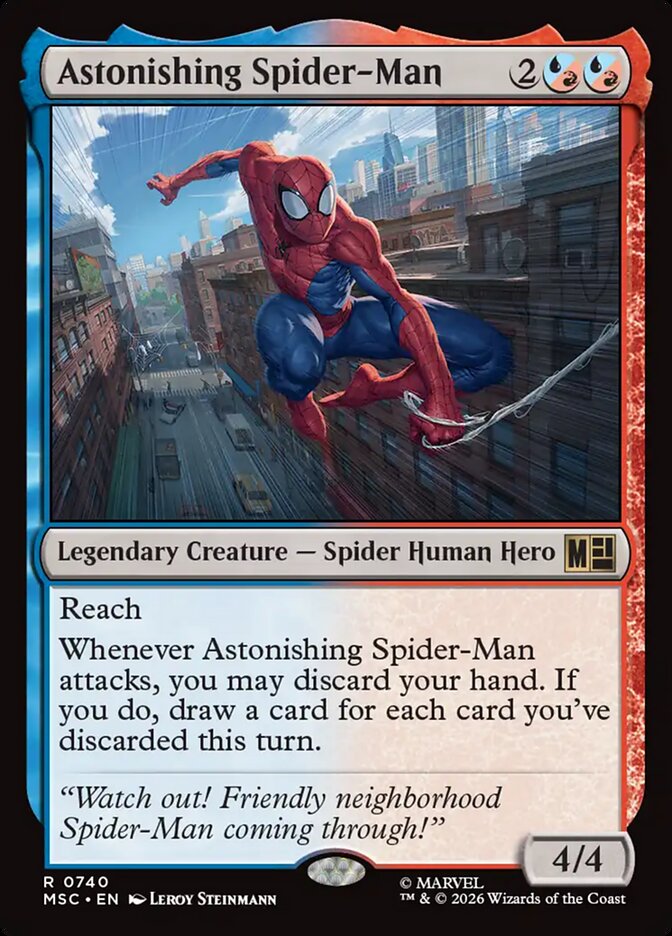 MTG Card Title: Astonishing Spider-Man MSC/740