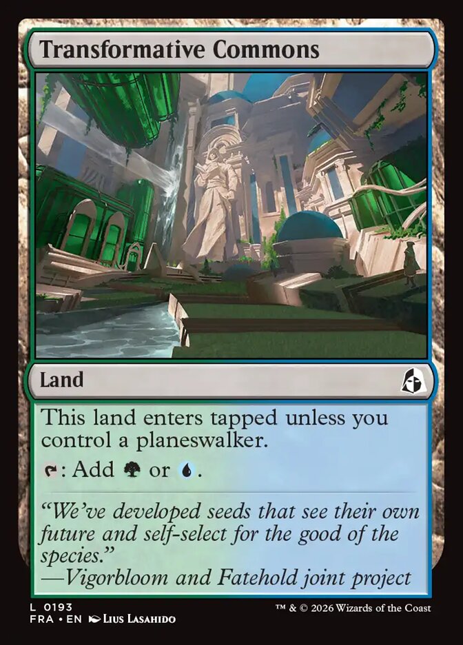 MTG Card Title: Transformative Commons FRA/193