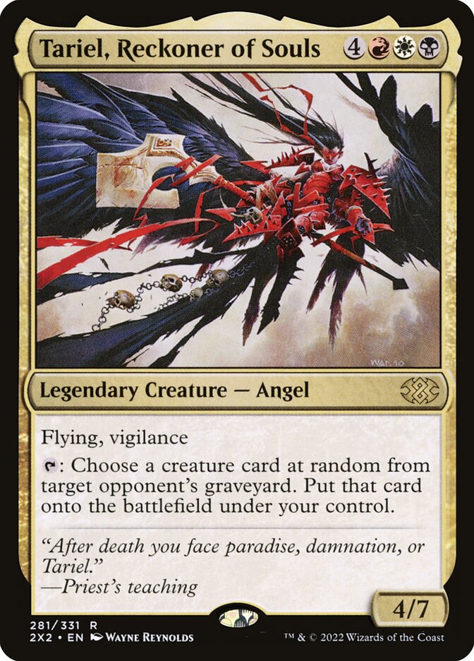 MTG Card Title: Tariel, Reckoner of Souls 2X2/281