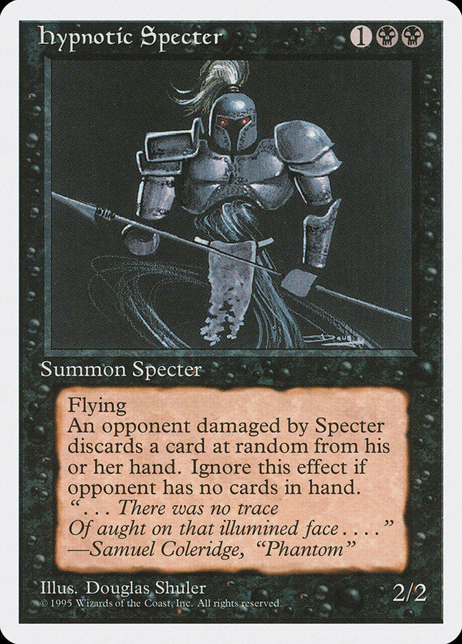 MTG Card Title: Hypnotic Specter 4ED/142