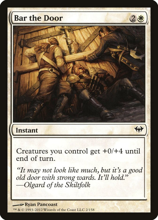 MTG Card Title: Bar the Door DKA/2