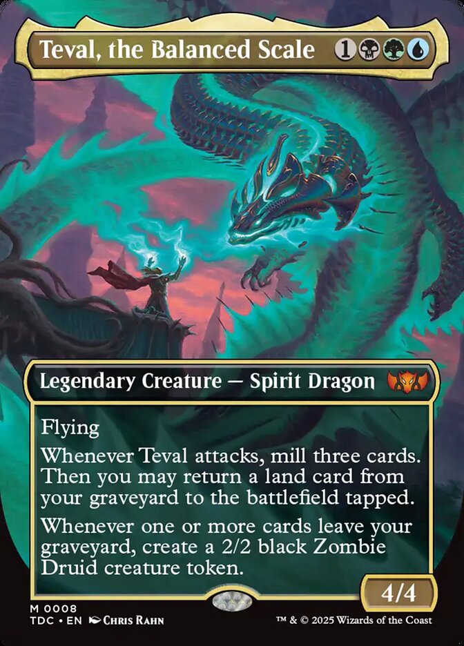 MTG Card Title: Teval, the Balanced Scale TDC/8