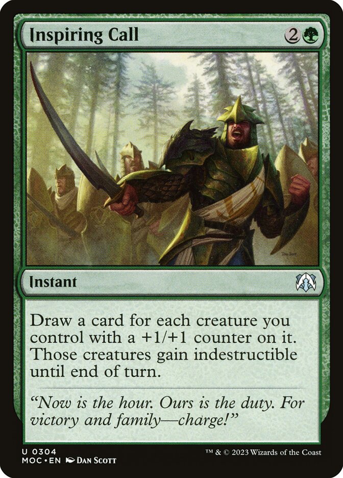 MTG Card Title: Inspiring Call MOC/304