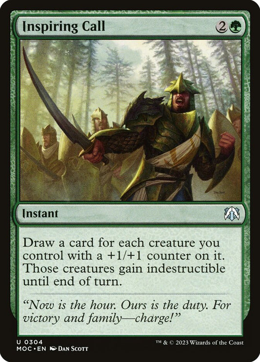 MTG Card Title: Inspiring Call MOC/304