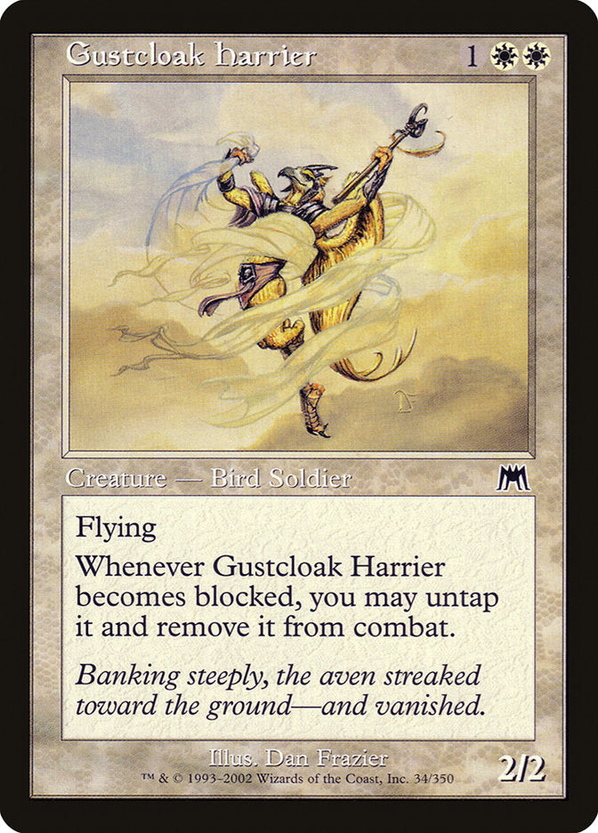 MTG Card Title: Gustcloak Harrier ONS/34