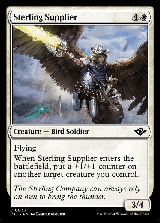 MTG Card Title: Sterling Supplier OTJ/33