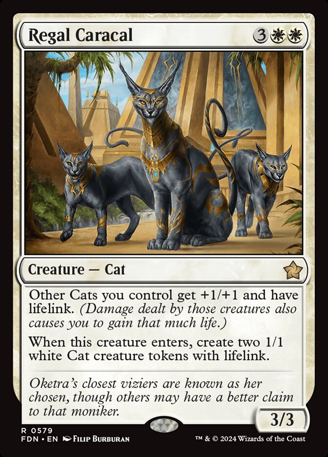 MTG Card Title: Regal Caracal FDN/579