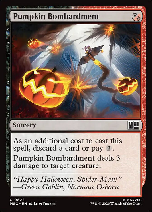 MTG Card Title: Pumpkin Bombardment MSC/822