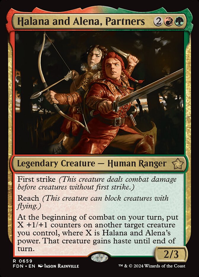 MTG Card Title: Halana and Alena, Partners FDN/659