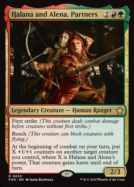 MTG Card Title: Halana and Alena, Partners FDN/659