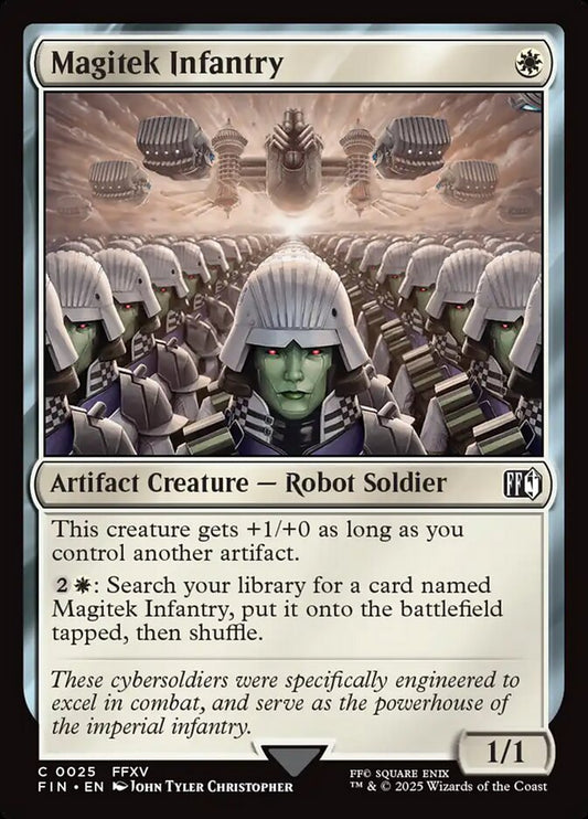 MTG Card Title: Magitek Infantry FIN/25