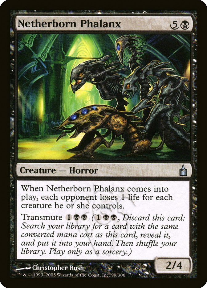 MTG Card Title: Netherborn Phalanx RAV/99