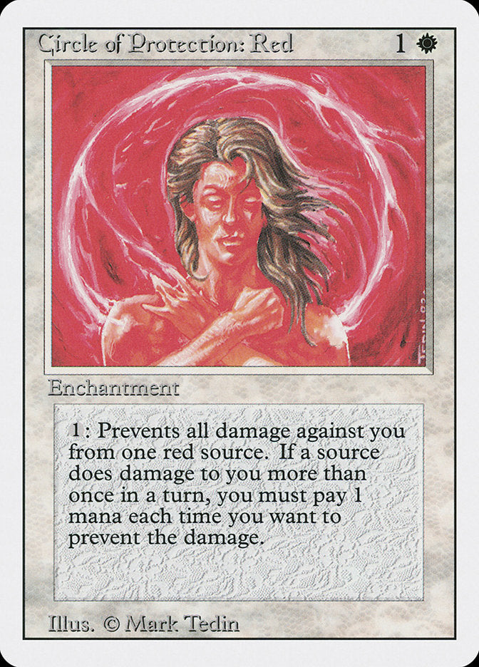 MTG Card Title: Circle of Protection: Red 3ED/12
