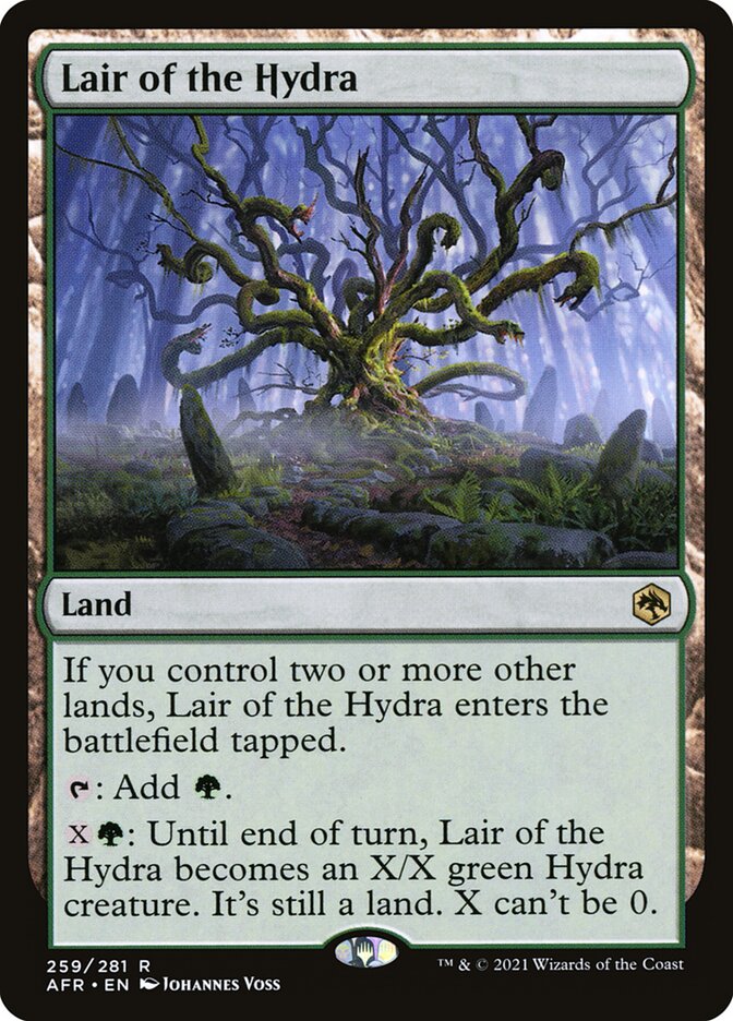 MTG Card Title: Lair of the Hydra AFR/259