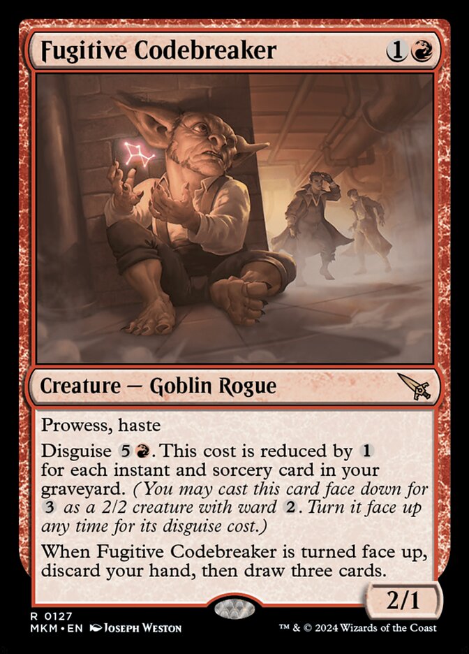 MTG Card Title: Fugitive Codebreaker MKM/127