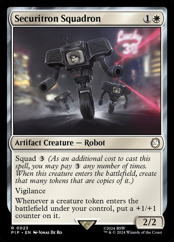 MTG Card Title: Securitron Squadron PIP/23