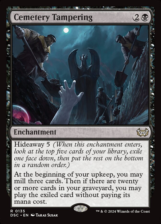 MTG Card Title: Cemetery Tampering DSC/135