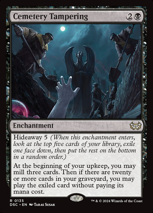 MTG Card Title: Cemetery Tampering DSC/135