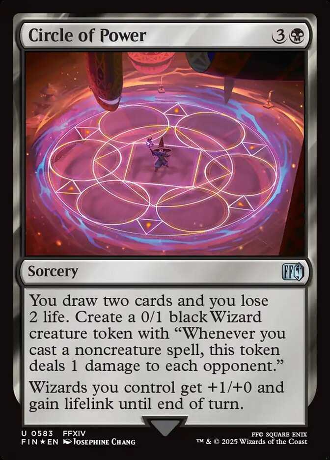 MTG Card Title: Circle of Power FIN/583