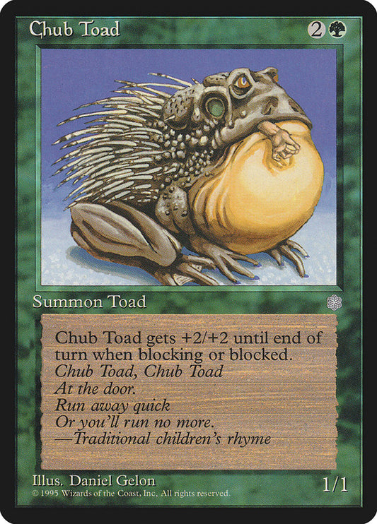 MTG Card Title: Chub Toad ICE/229