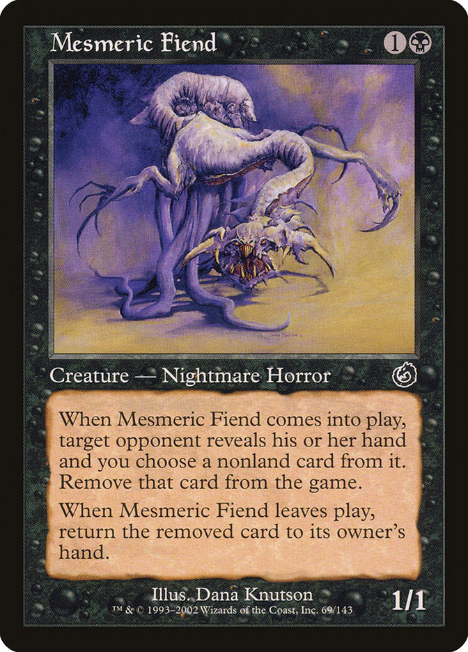 MTG Card Title: Mesmeric Fiend TOR/69