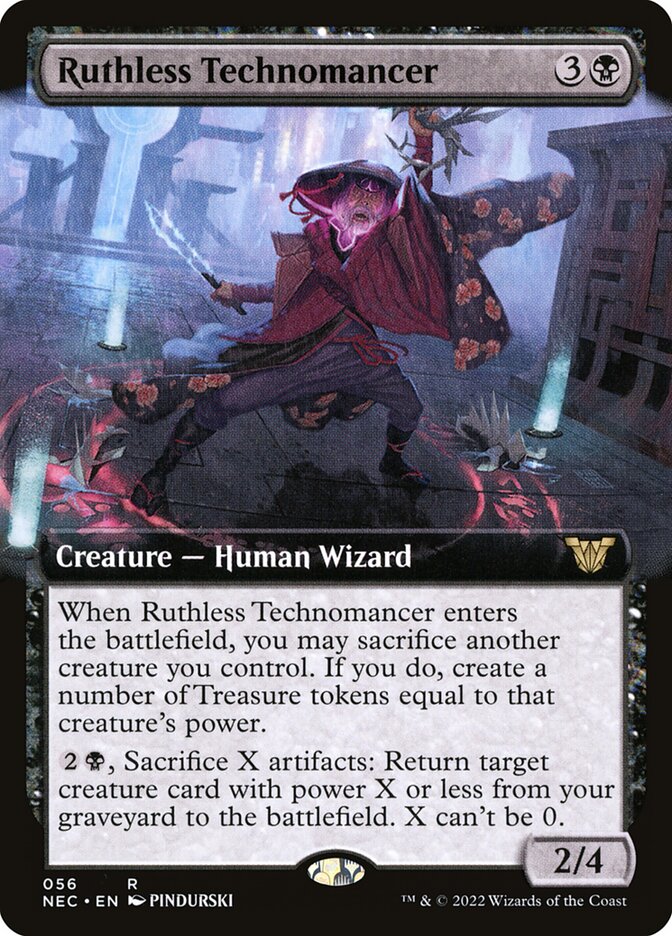 MTG Card Title: Ruthless Technomancer NEC/56