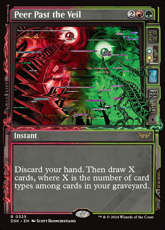 MTG Card Title: Peer Past the Veil DSK/325