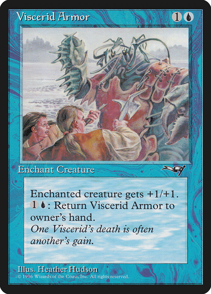 MTG Card Title: Viscerid Armor ALL/41b