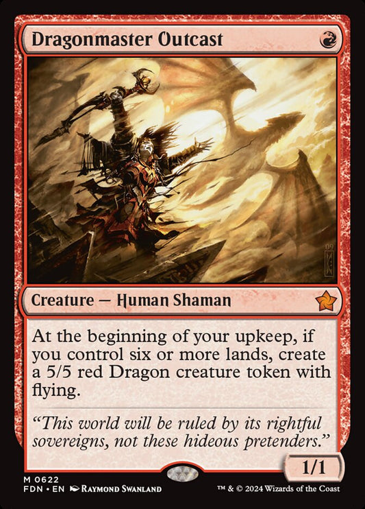 MTG Card Title: Dragonmaster Outcast FDN/622
