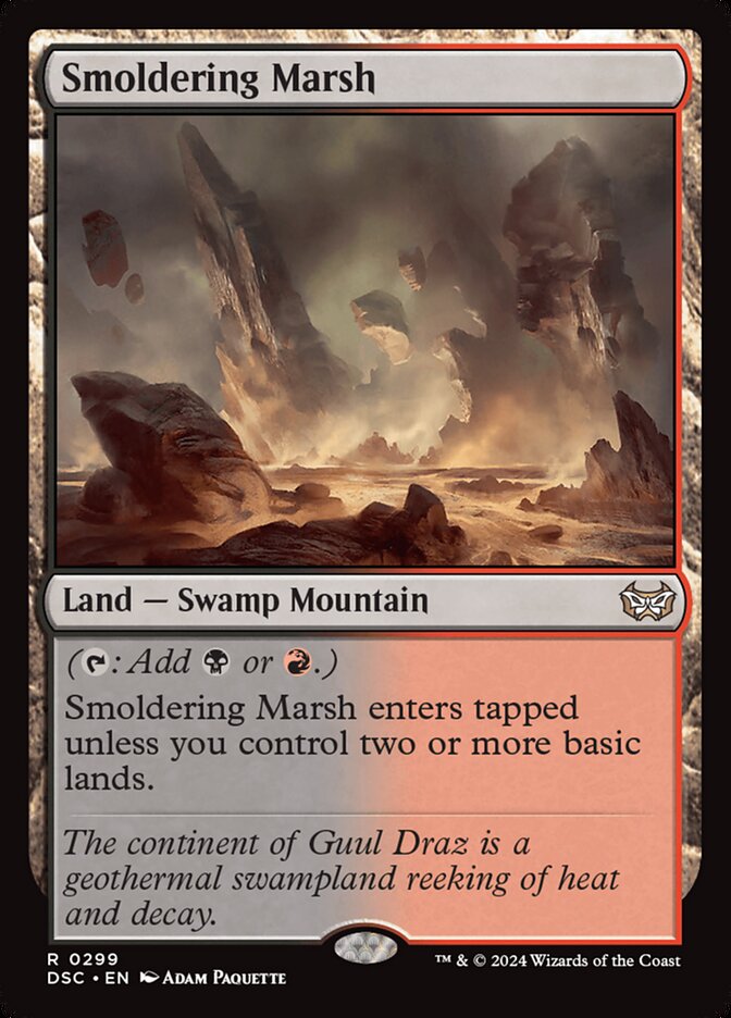 MTG Card Title: Smoldering Marsh DSC/299