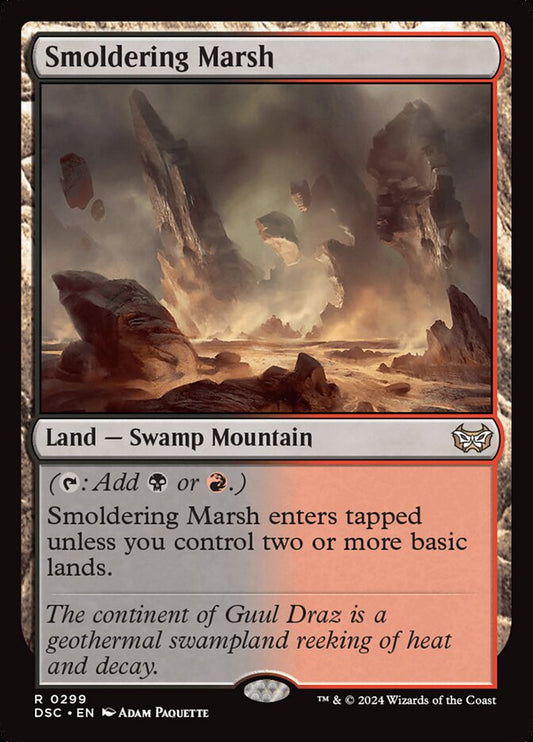 MTG Card Title: Smoldering Marsh DSC/299