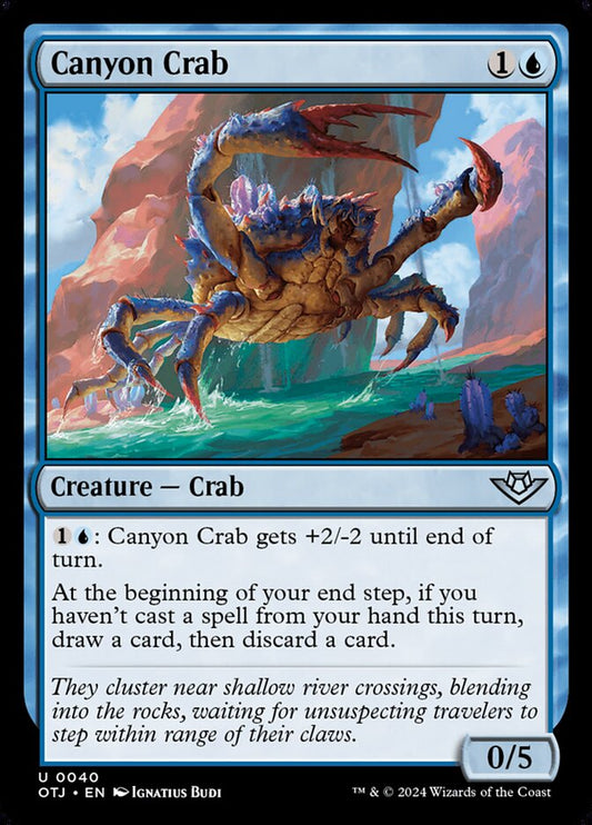 MTG Card Title: Canyon Crab OTJ/40