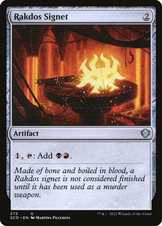 MTG Card Title: Rakdos Signet SCD/272
