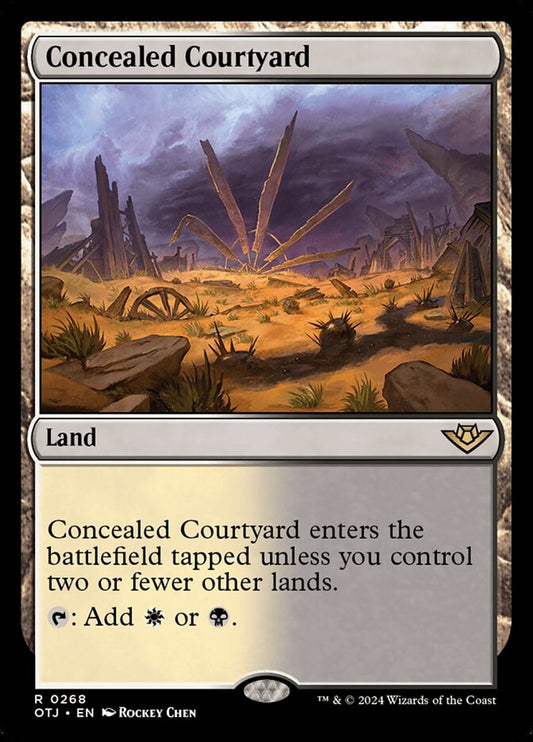 MTG Card Title: Concealed Courtyard OTJ/268