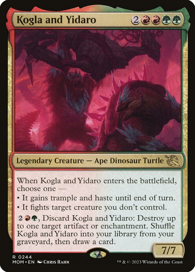 MTG Card Title: Kogla and Yidaro MOM/244