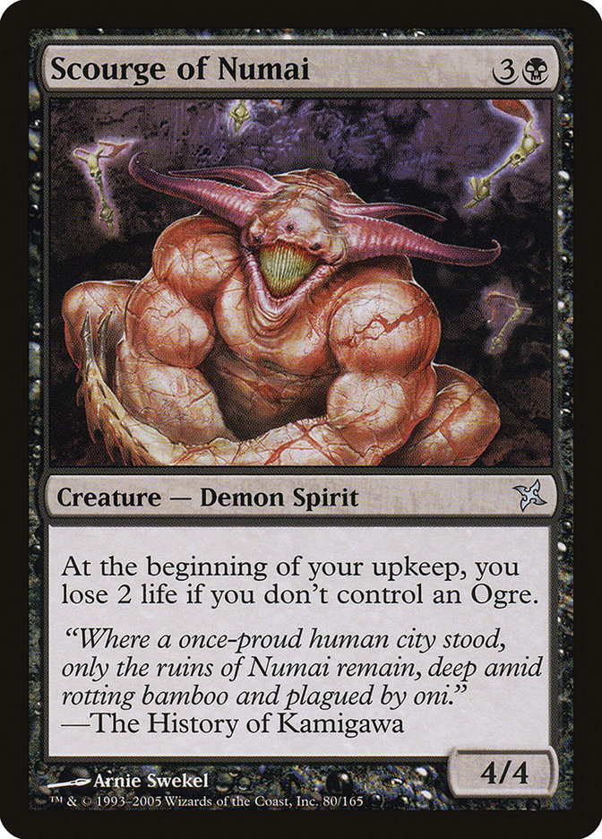 MTG Card Title: Scourge of Numai BOK/80