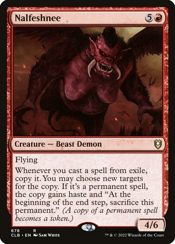 MTG Card Title: Nalfeshnee CLB/678