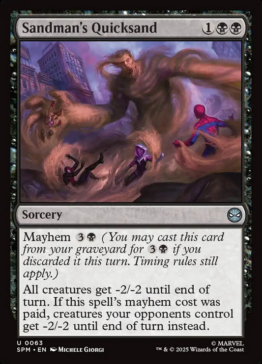 MTG Card Title: Sandman's Quicksand SPM/63