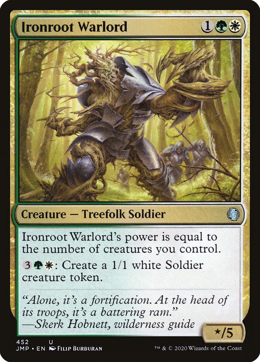 MTG Card Title: Ironroot Warlord JMP/452