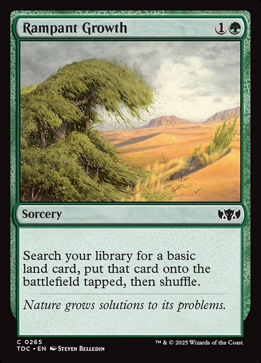 MTG Card Title: Rampant Growth TDC/265