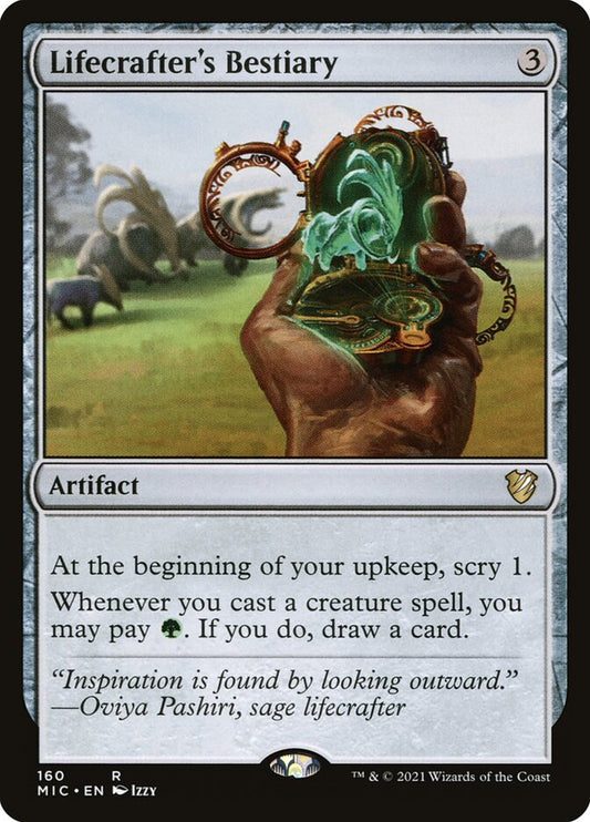 MTG Card Title: Lifecrafter's Bestiary MIC/160