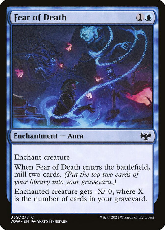 MTG Card Title: Fear of Death VOW/59