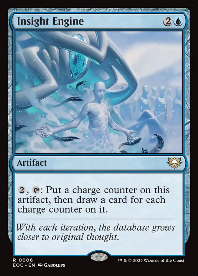 MTG Card Title: Insight Engine EOC/6
