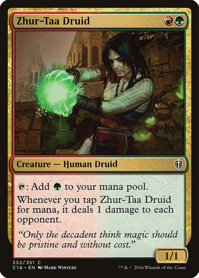 MTG Card Title: Zhur-Taa Druid C16/232