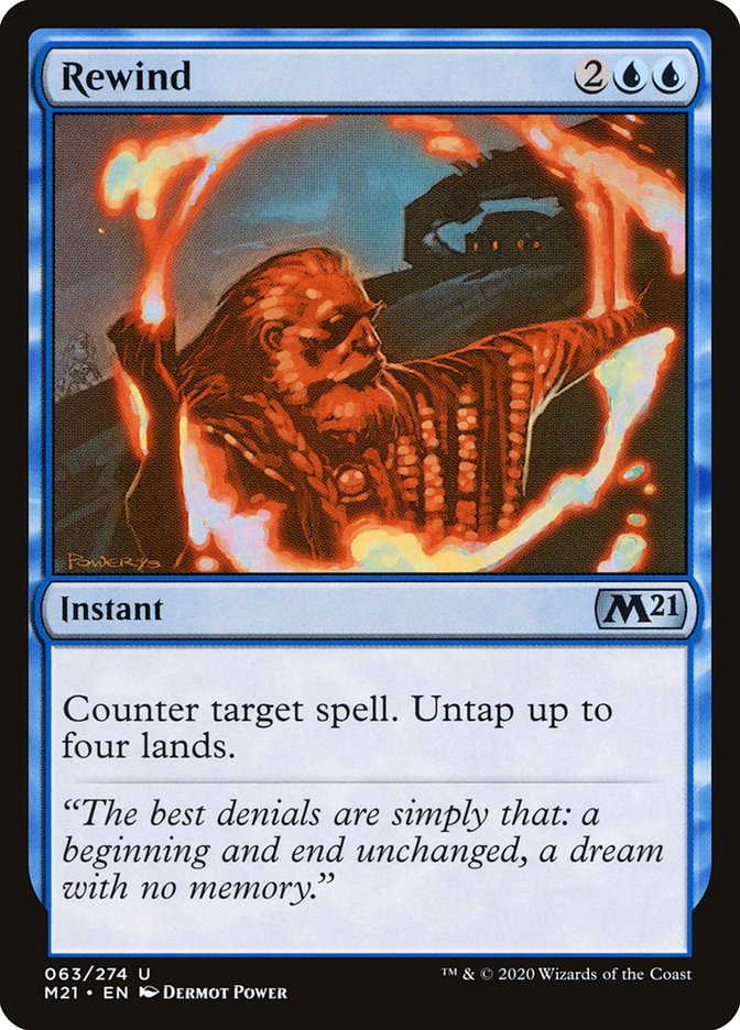 MTG Card Title: Rewind M21/63