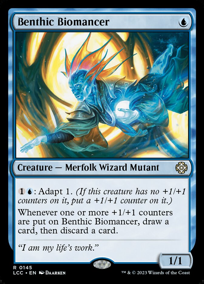 MTG Card Title: Benthic Biomancer LCC/145