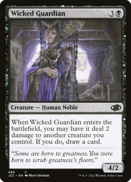 MTG Card Title: Wicked Guardian J22/489