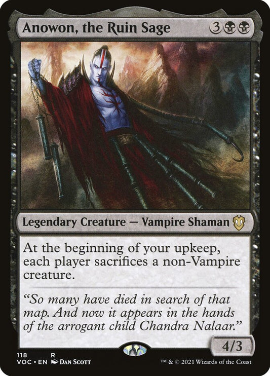 MTG Card Title: Anowon, the Ruin Sage VOC/118