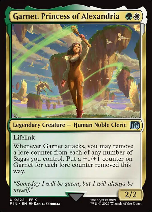 MTG Card Title: Garnet, Princess of Alexandria FIN/222