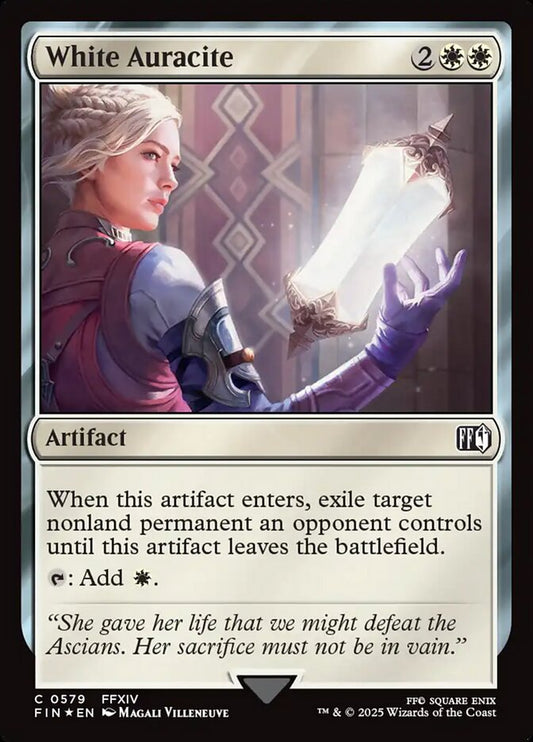 MTG Card Title: White Auracite FIN/579